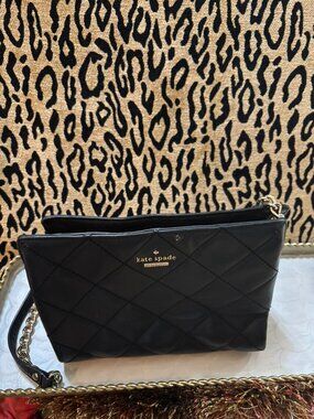 Kate Spade Black Leather Shoulder Bag